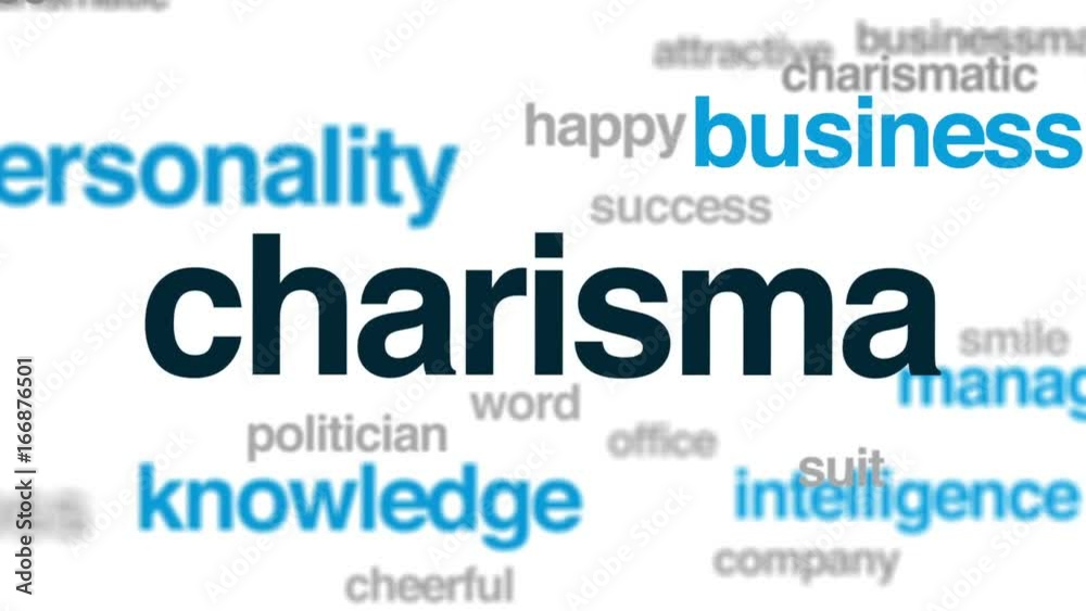 Charisma animated word cloud, text design animation. Charisma animated word cloud, text design animation.