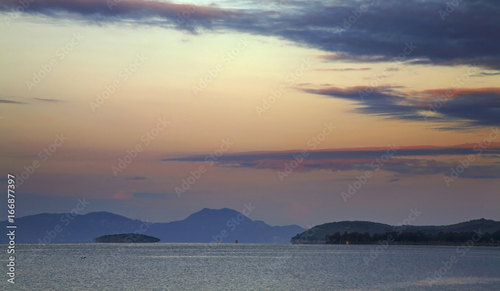 Ionian sea near Igoumenitsa. Greece