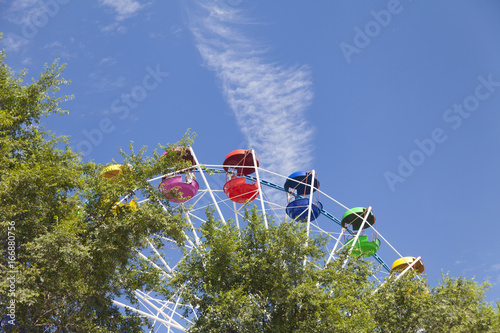 Big wheel in the park photo