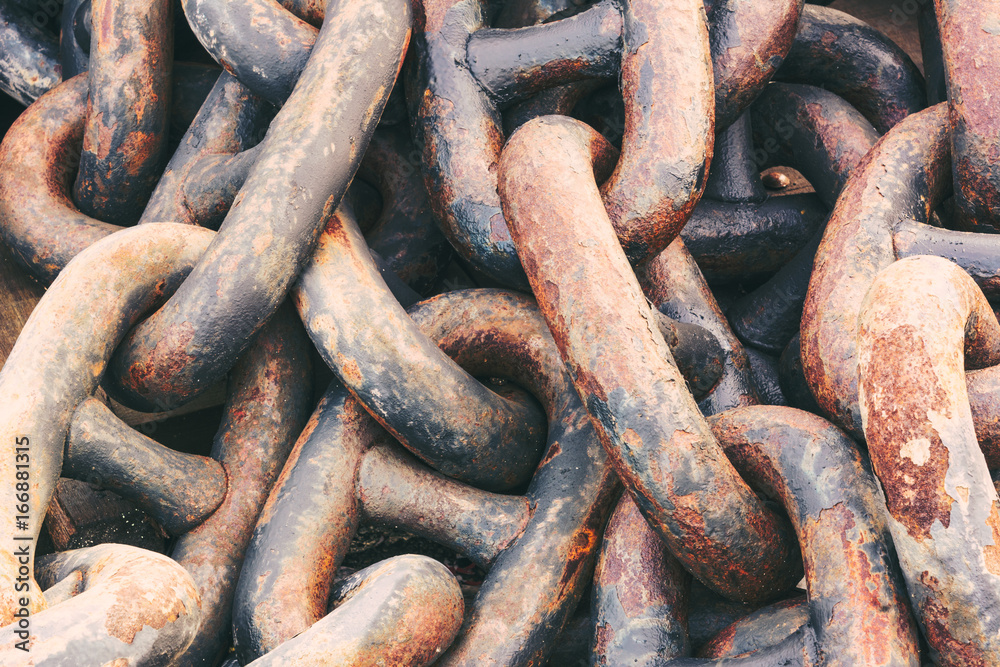 High contrast old chain background High contrast old chain background