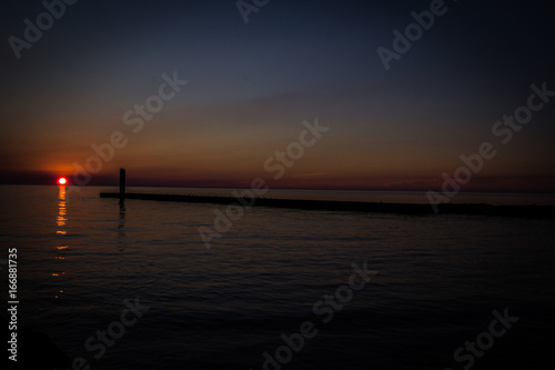 Sunset against the Pier