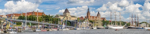 Szczecin, Poland-August 2017:Tall ship races finale 2017