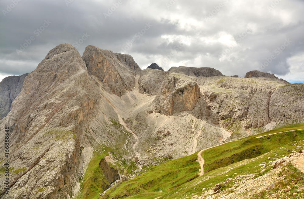 Rosengarten in den Dolomiten