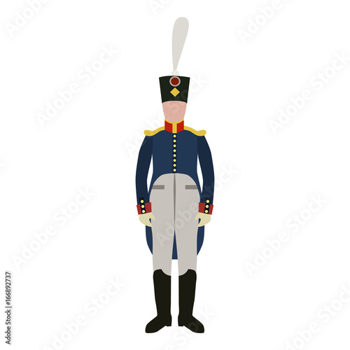 soldier 19th century flat icon