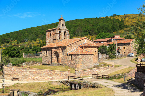 Romanesque church. Salcedillo, Palencia. Spain