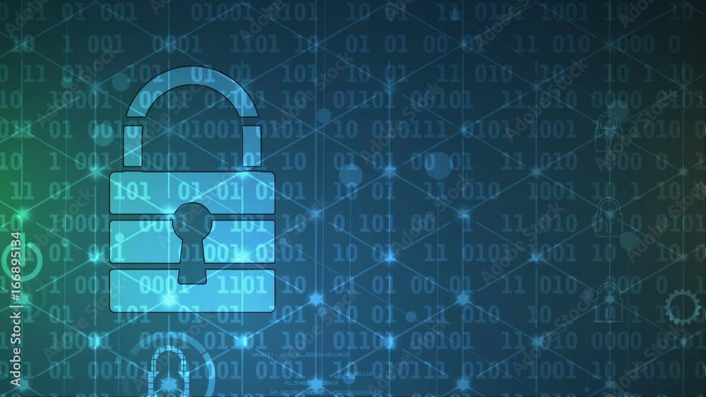 New technology cyber security of information. Protection concept New technology cyber security of information. Protection concept