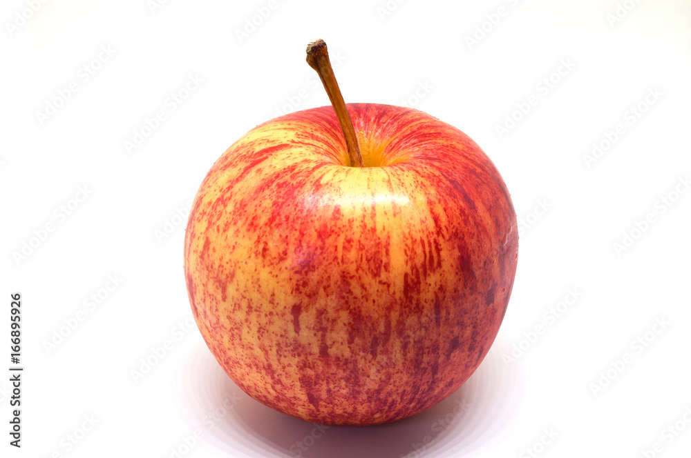 Red Apple Isolated on White Background with Clipping Path. Red Apple Isolated on White Background with Clipping Path.
