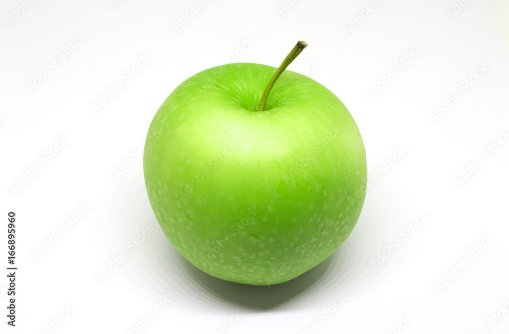 Green Apple Isolated on White Background with Clipping Path. Green Apple Isolated on White Background with Clipping Path.
