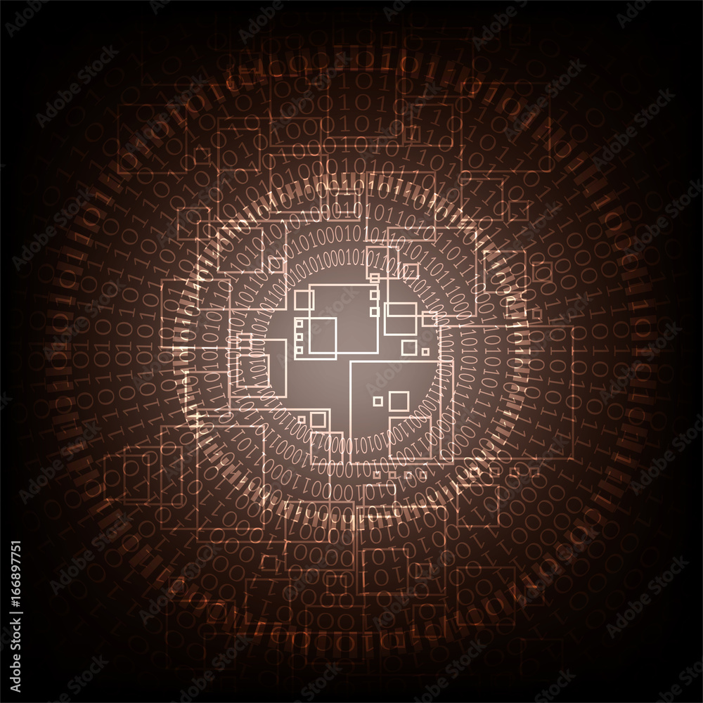 Vector abstract background technology concept.