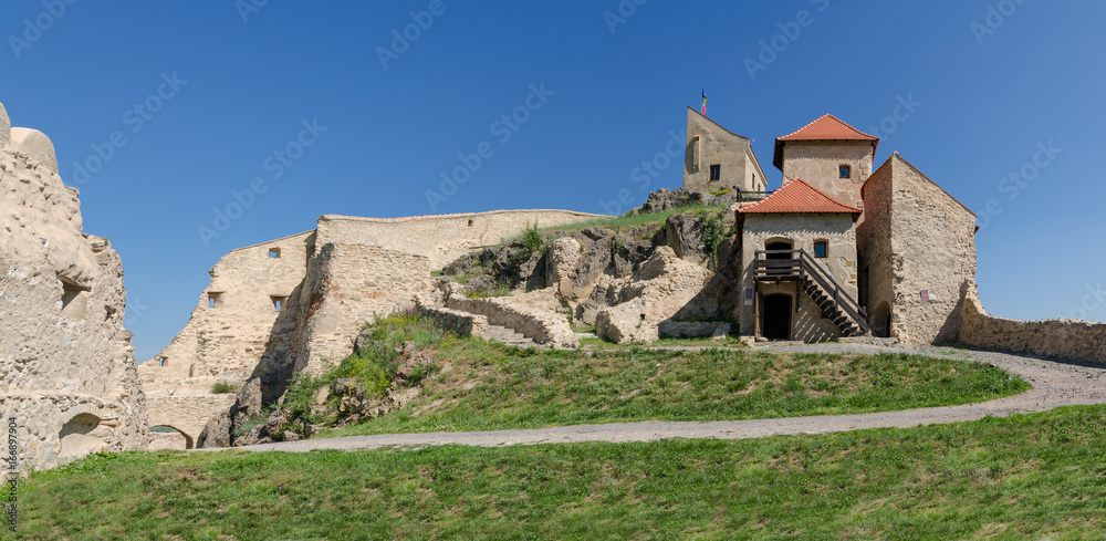 Medieval fortress in the town of Rupea, Romania Medieval fortress in the town of Rupea, Romania
