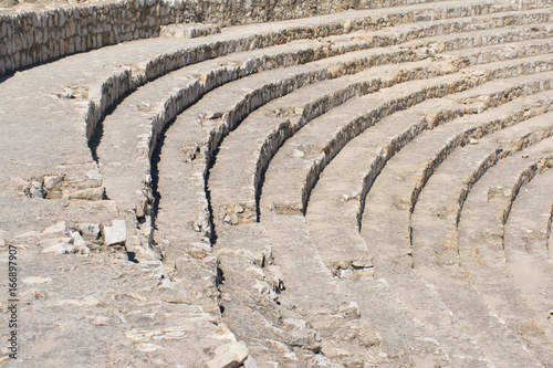 the rostrum of the roman amphitheatre in tarragona