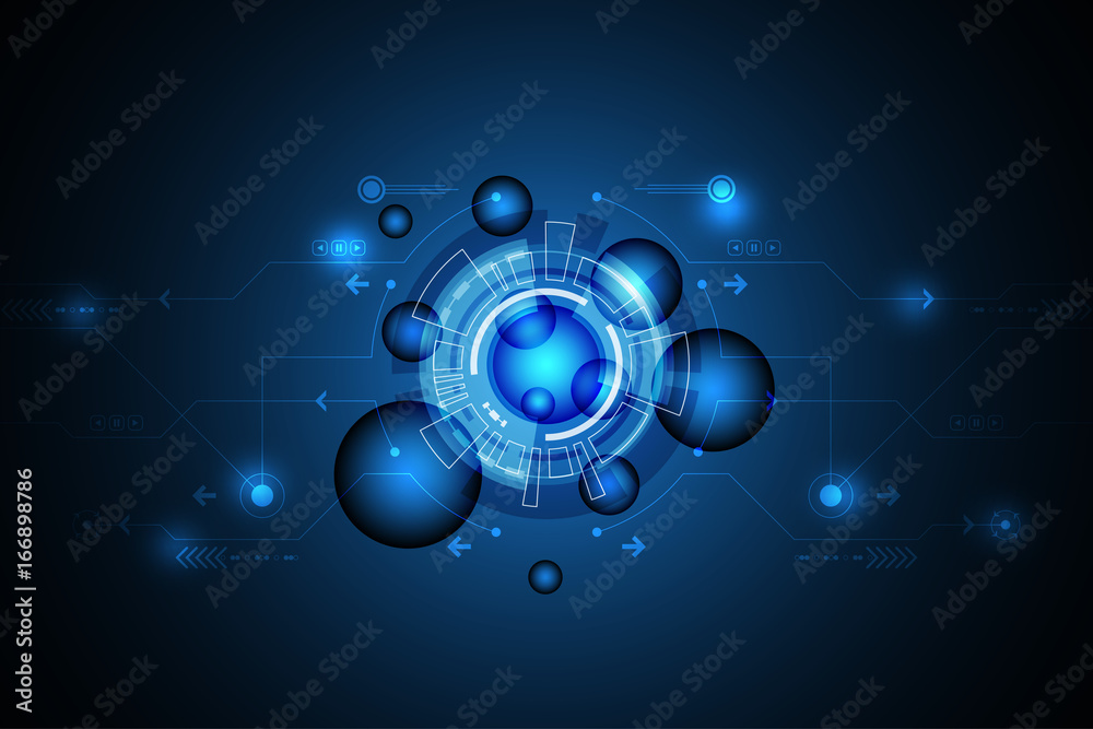 Vector abstract background technology concept.