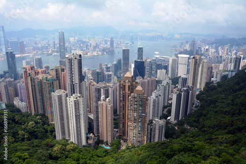Hong Kong. Image of Hong Kong skyline view from Victora peak.
