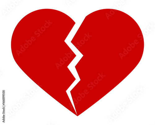 gz36 GrafikZeichnung - broken heart - xxl g5368