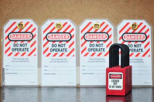 Lock out & Tag out , Lockout station,machine - specific lockout devices and lockout point