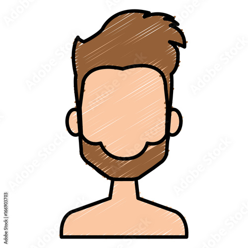 young man shirtless avatar character