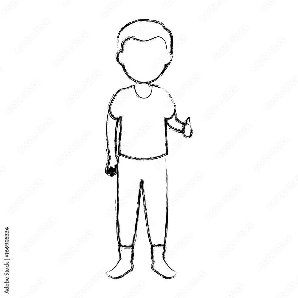 young man avatar character young man avatar character