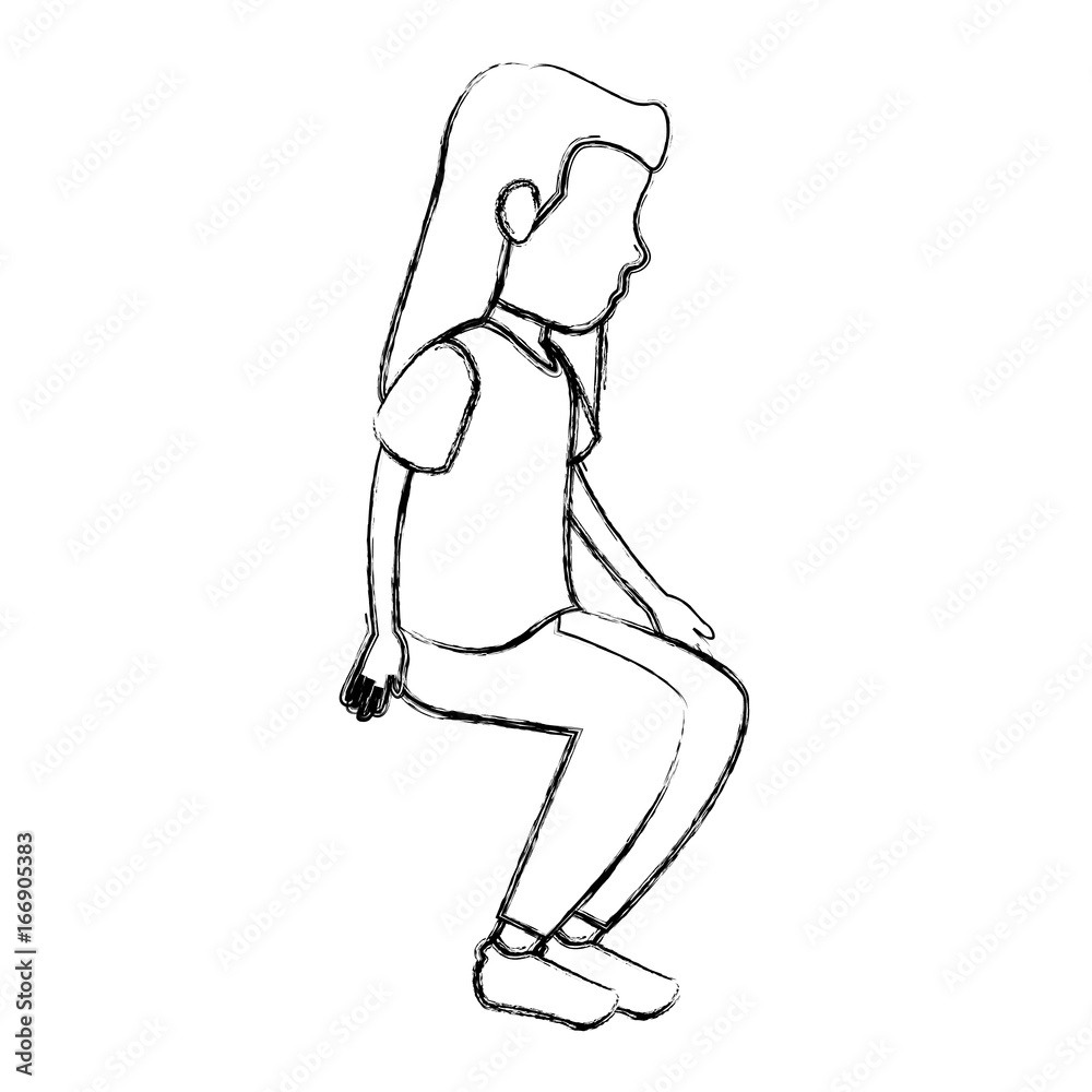 beautiful woman avatar character