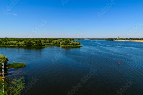 View on a river Dnieper on summer © ihorbondarenko