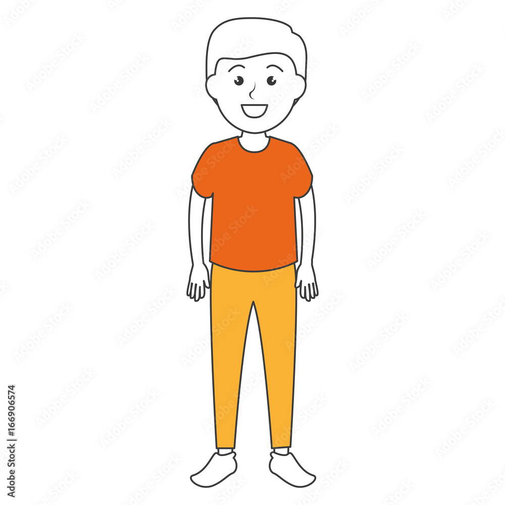 young man avatar character young man avatar character