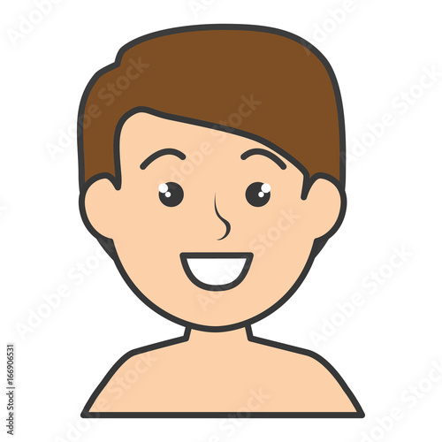 young man shirtless avatar character