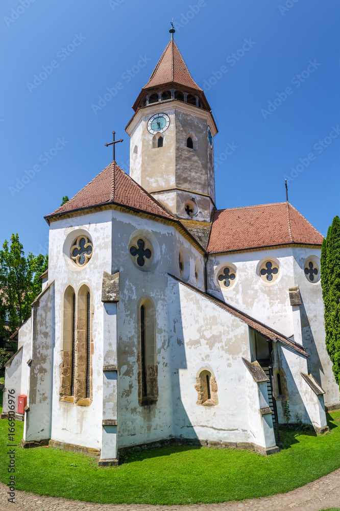 Fototapeta premium Fortified church in the Prejmer city, Romania