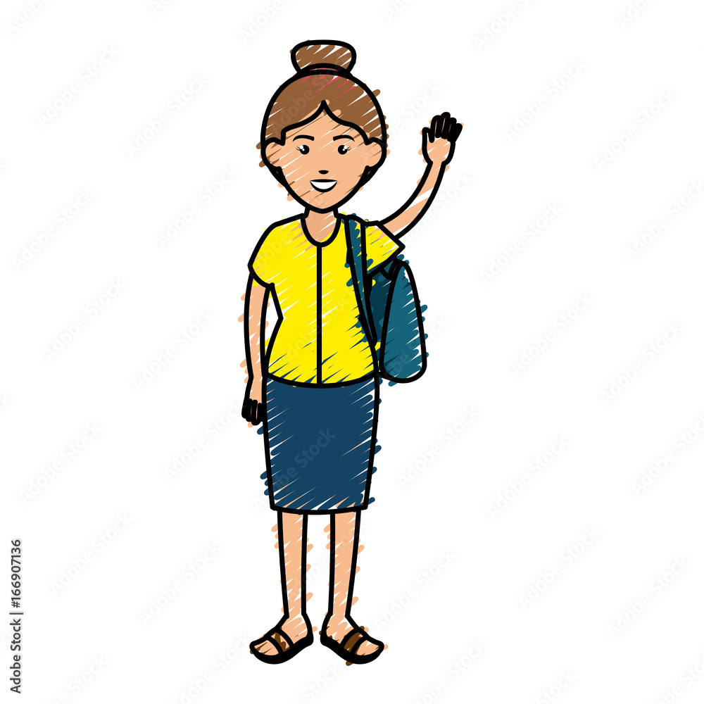 beautiful woman avatar character beautiful woman avatar character