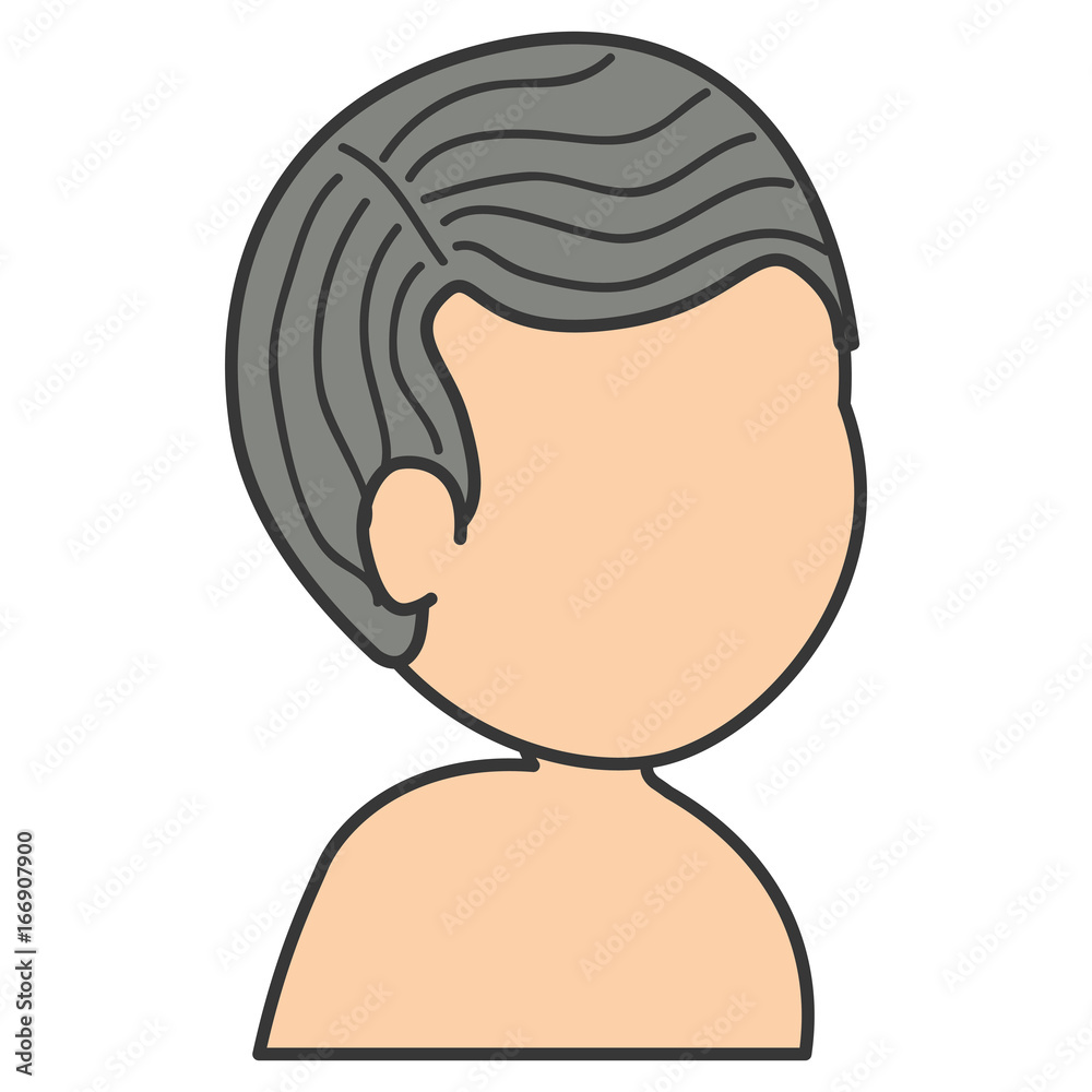 young man shirtless avatar character