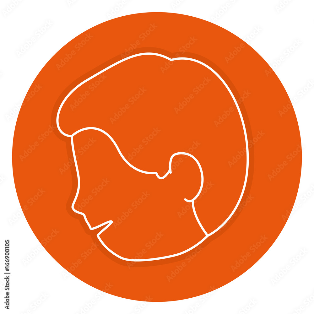 young man head avatar character young man head avatar character