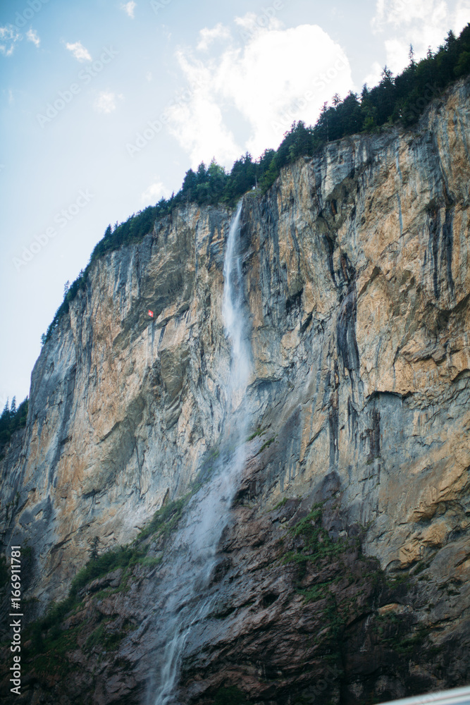 Fototapeta premium Switzerland waterfall