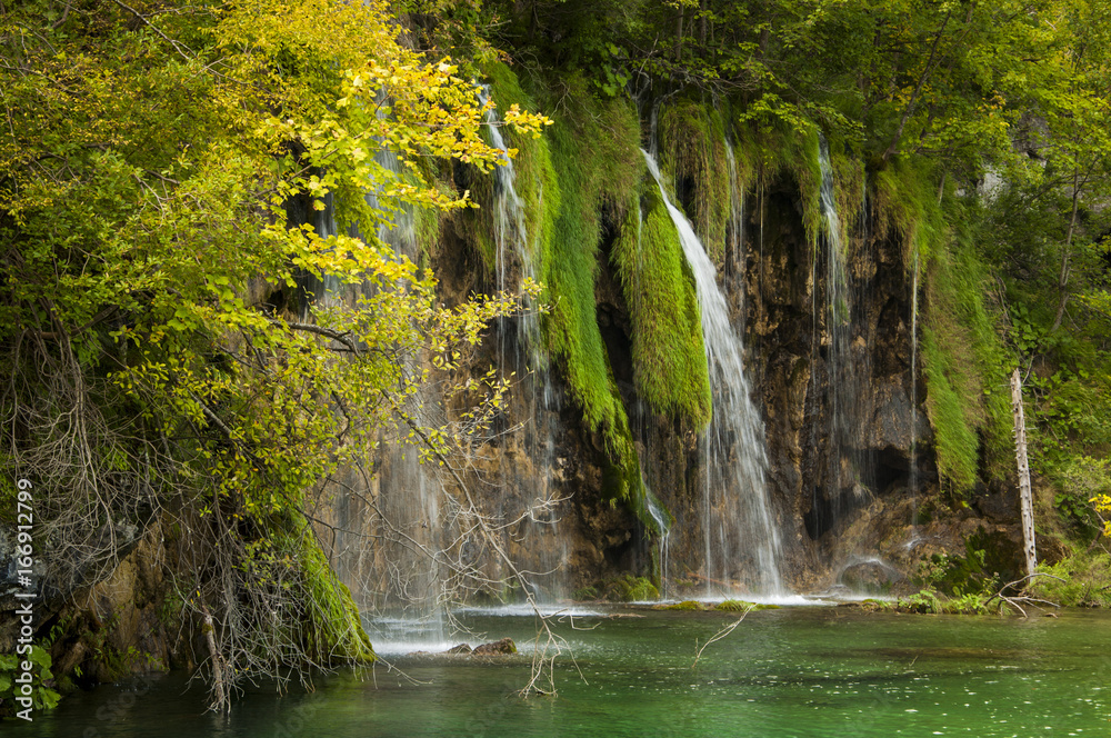 Naklejka premium Plitvice Lakes, Croatia.