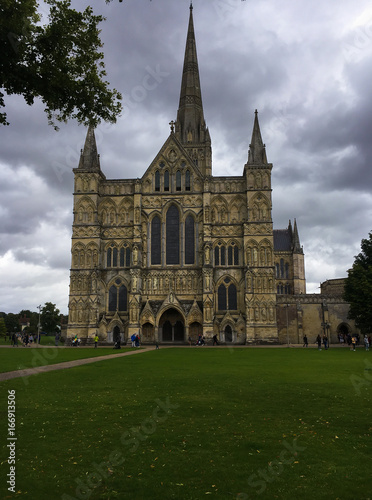Cattedrale gotica di Salisbury in Gran Bretagna