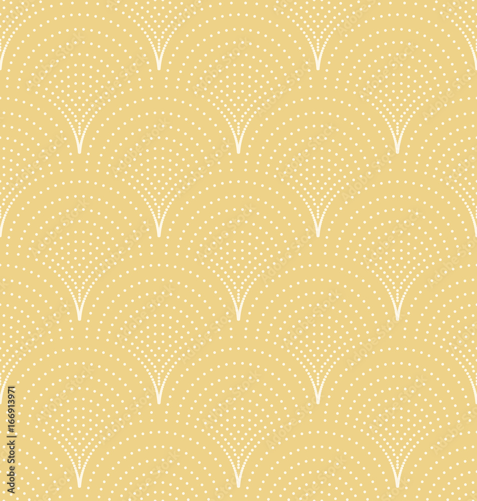 Seamless fish scale background. Seamless wave pattern. Art deco seamless background.