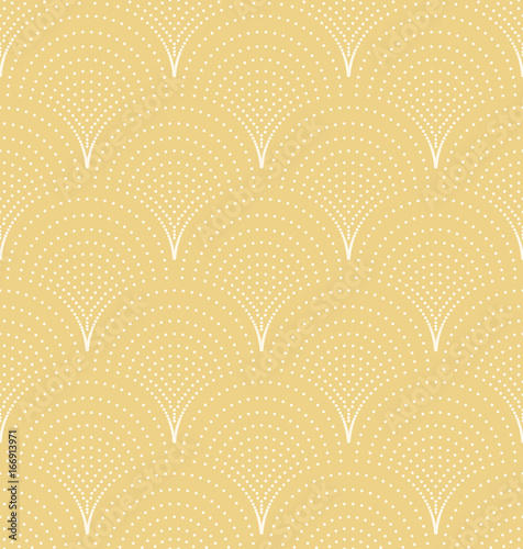 Seamless fish scale background. Seamless wave pattern. Art deco seamless background.