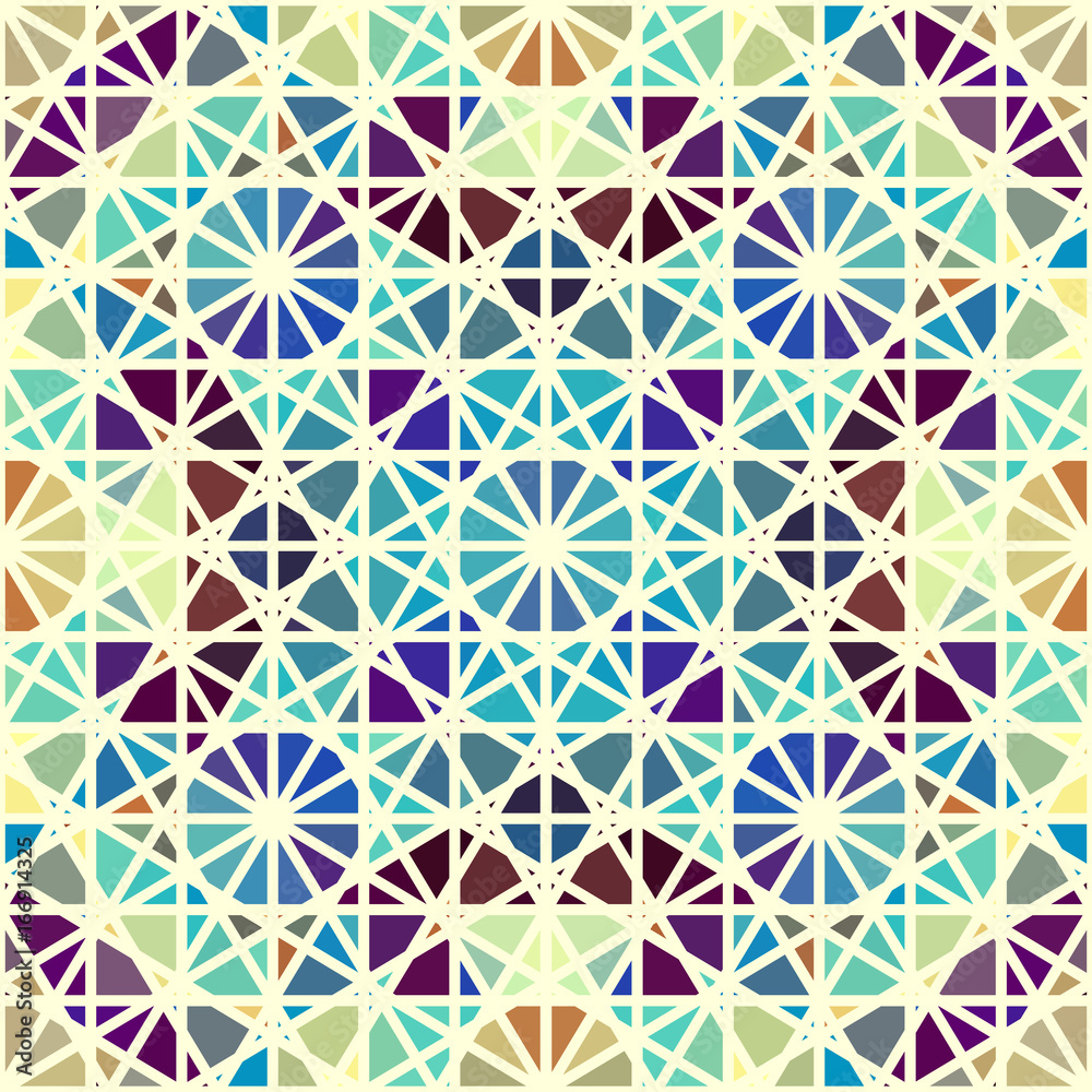Seamless geometric oriental pattern. Abstract vector ornament. Seamless geometric oriental pattern. Abstract vector ornament.