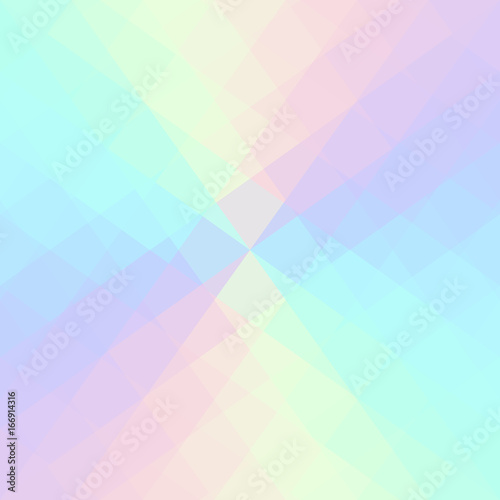 Wallpaper Mural Holographic colors background. Geometric abstract pattern in low poly style. Torontodigital.ca