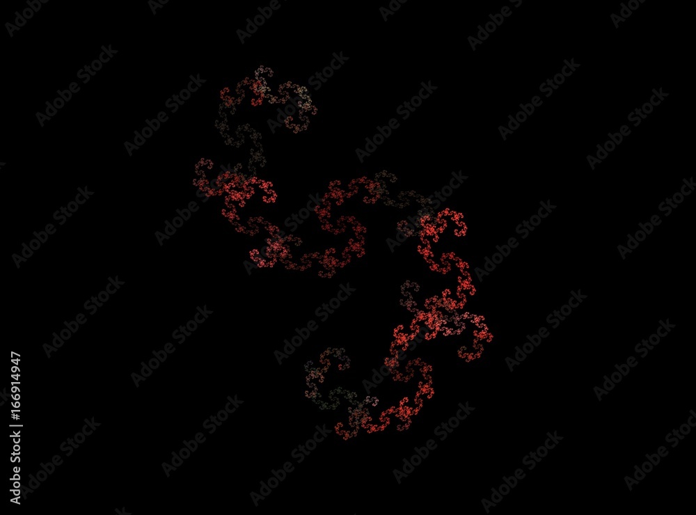 Image of mathematical fractal set Image of mathematical fractal set