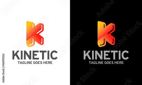 k letter logo, kinetic logo template, k alphabet, kinetic stock logo, logotype, design, 3d