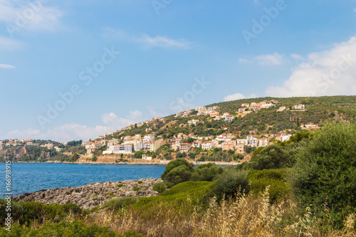 View of the Githio town. Lakonia, Peloponnese, Greece