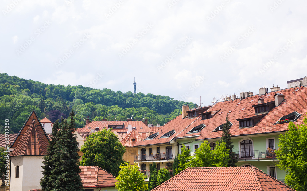 Prague roof tops