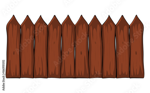 fence cartoon vector symbol icon design. Beautiful illustration isolated on white background