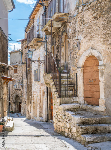 Scenic sight in Pacentro, province of L'Aquila, Abruzzo, central Italy.