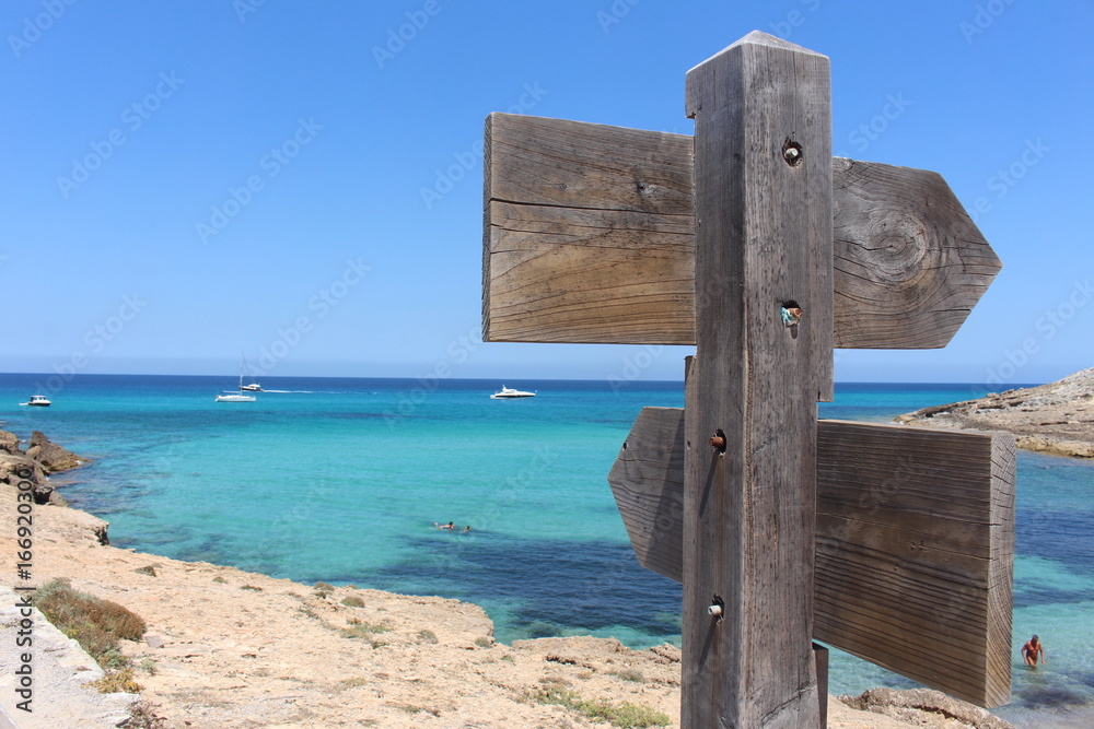 Naklejka premium Direction Holiday