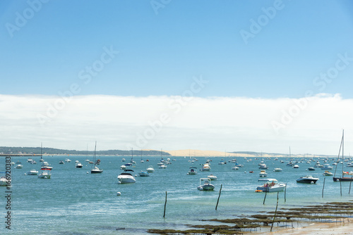 BASSIN D'ARCACHON (France), vue sur la dune du Pyla photo