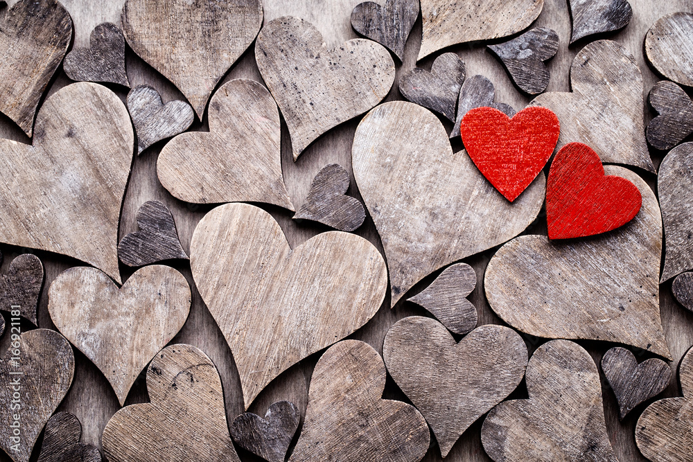 Obraz premium Valentine day greeting card.
