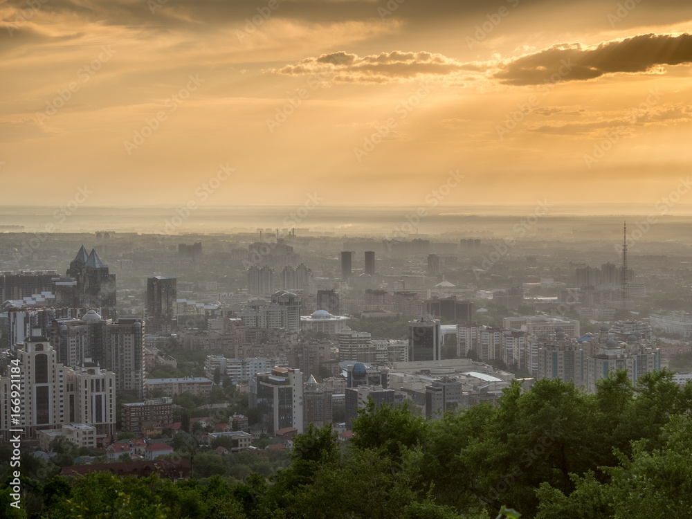 Panoramic view of the city