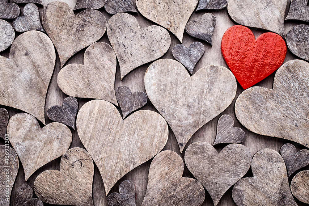 Obraz premium Valentine day greeting card.
