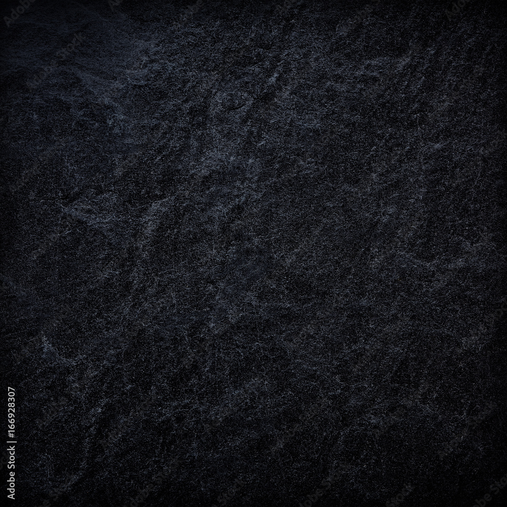 Fototapeta premium Dark grey black slate background or texture.