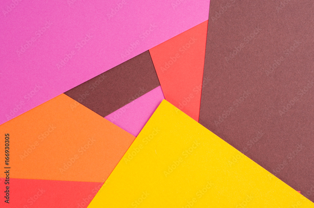 Abstraction from colored cardboard. Composed paper like a material design Abstraction from colored cardboard. Composed paper like a material design