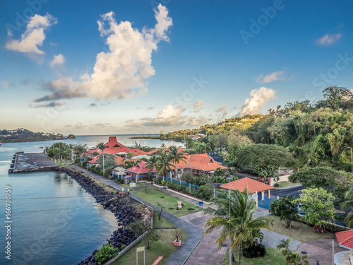 Shoreline of Saint Lucia, West Indies